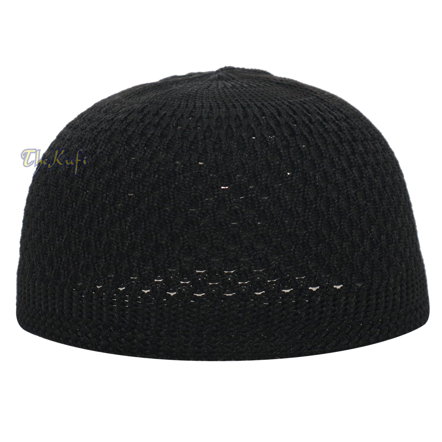 Buy 1 Get 1 Free! Black Nylon Kufi - Open-Weave Stretchy Comfortable Muslim Skull Prayer Cap Head Cover