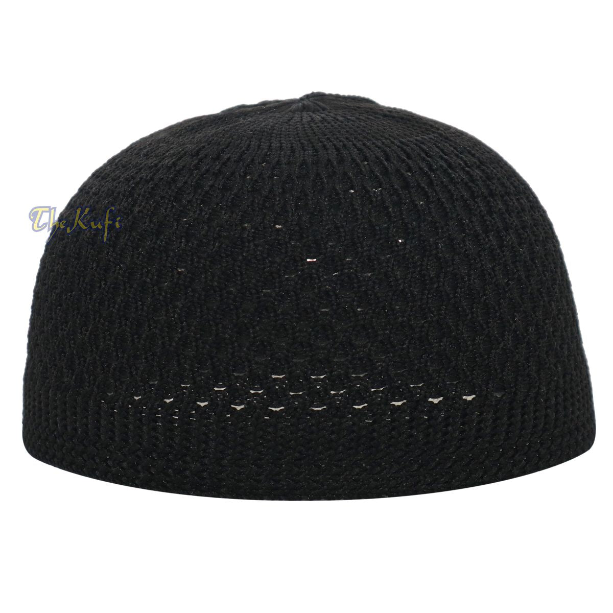Buy 1 Get 1 Free! Black Nylon Kufi – Open-Weave Stretchy Comfortable Muslim Skull Prayer Cap Head Cover