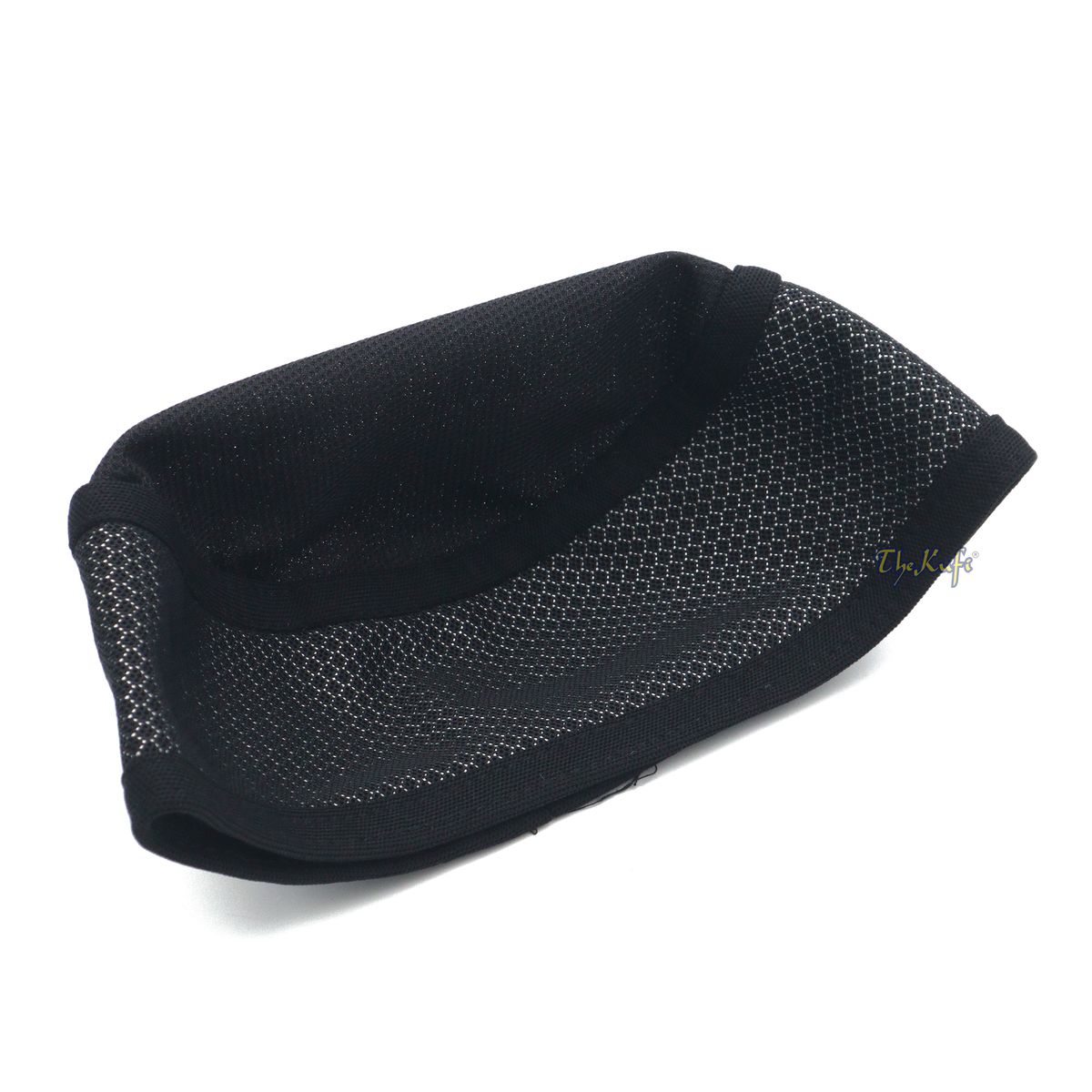 Black and Silver Madun Vented Top Pliable Two-Color Round Kufi Hat