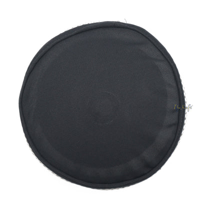 Dark Gray and Off-White Madun Vented Top Pliable Two-Color Round Kufi Hat