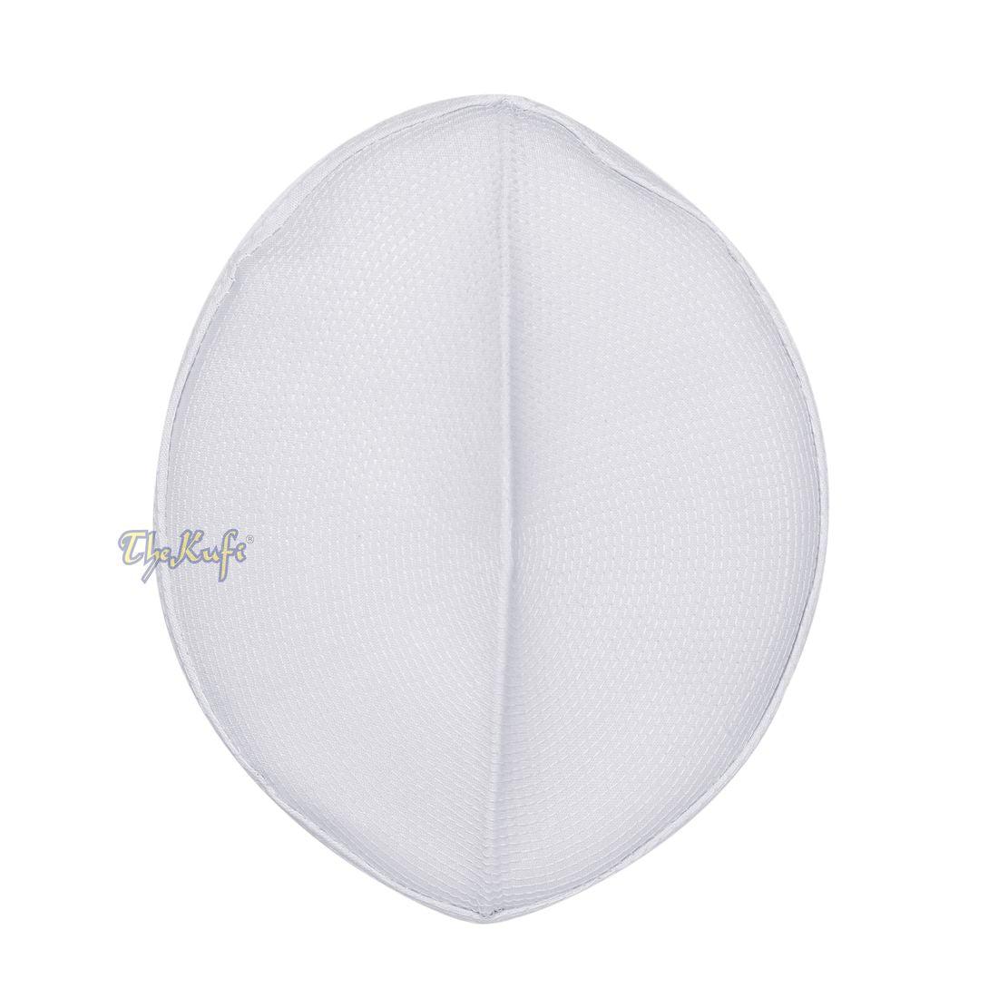 Topi Habaib Kufi Cangkang Keras Oval Putih Polos Kaku