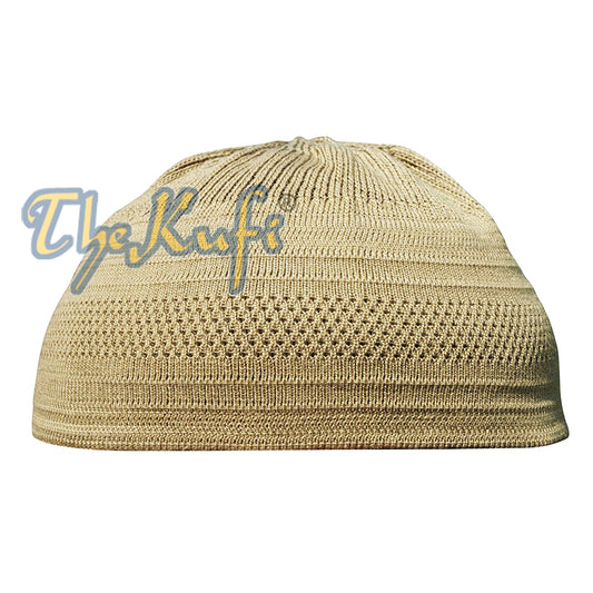 Buy 1 Get 1 Free! Dark Hazelnut Color Cotton Stretch Knit Kufi Hat Skull Cap Cap