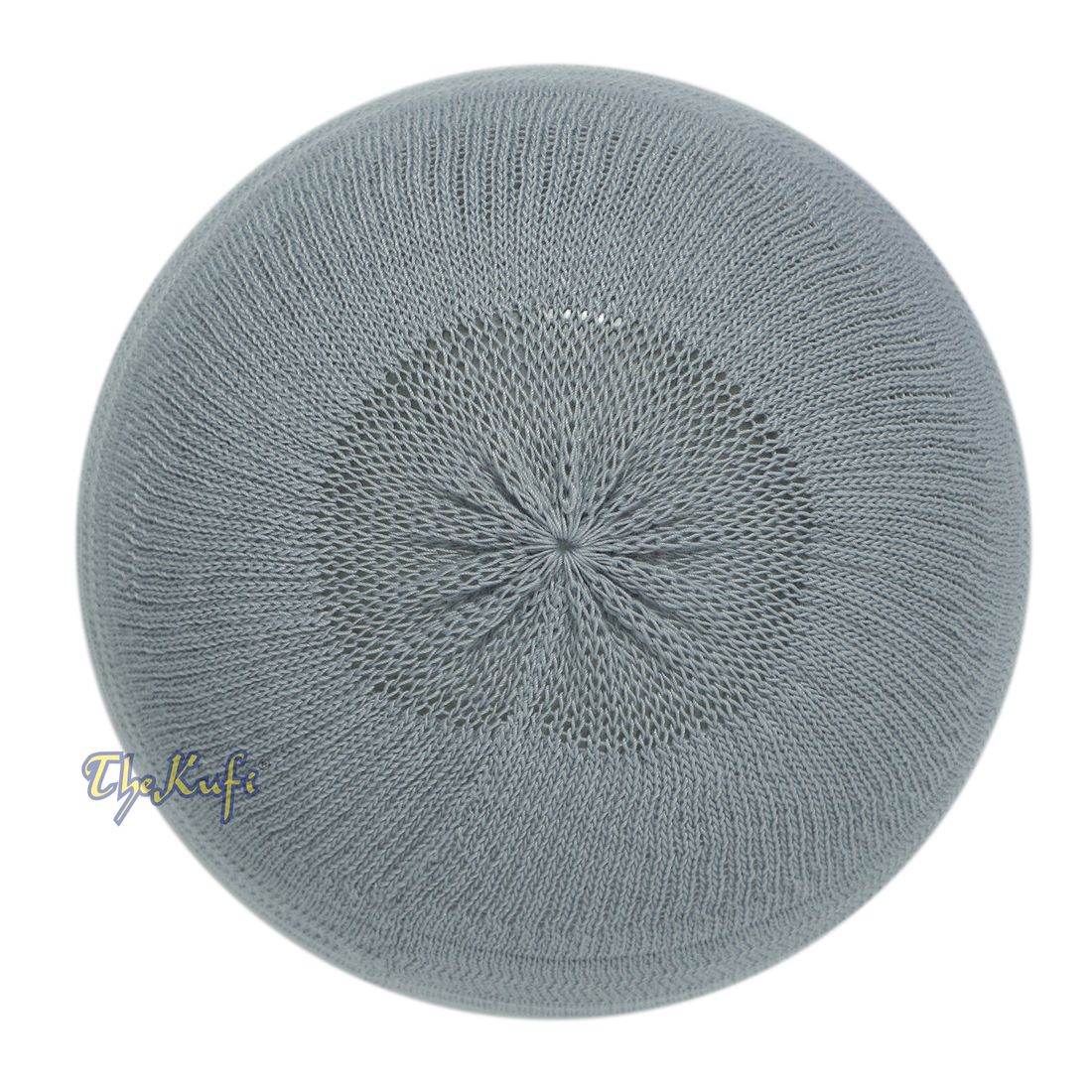 Gray Cotton stretch-Knit Material Kufi Hat Comfortable Skull Cap