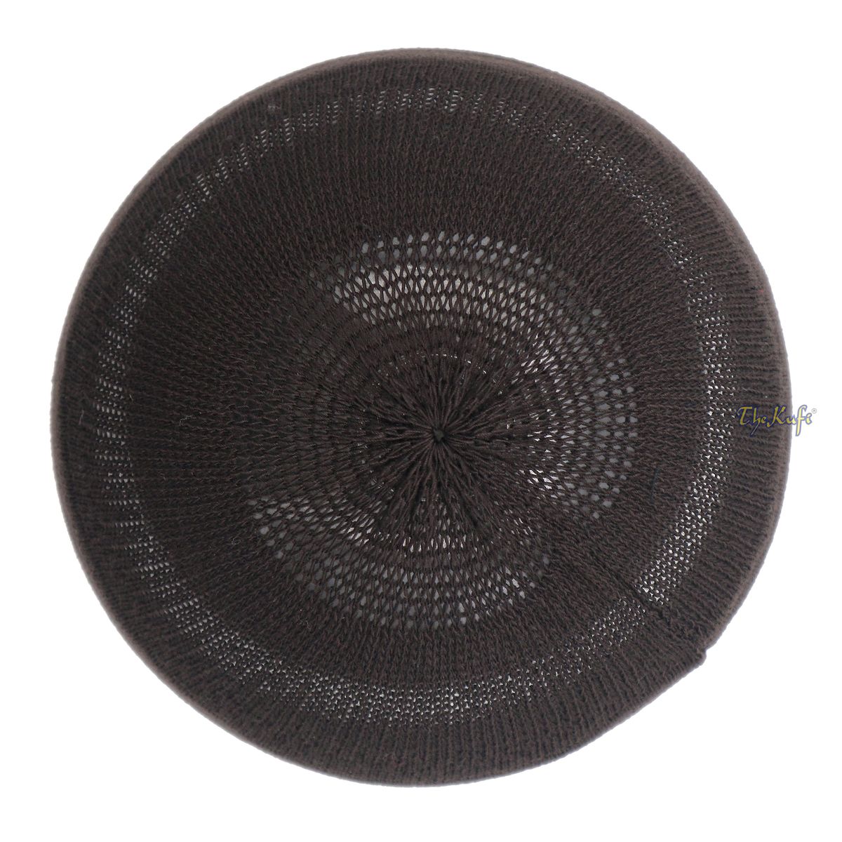 Buy 1 Get 1 Free! Extra Dark Brown Cotton Stretch-Knit One-Size Kufi Muslim Cap