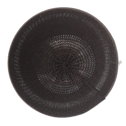 Buy 1 Get 1 Free! Extra Dark Brown Cotton Stretch-Knit One-Size Kufi Muslim Cap