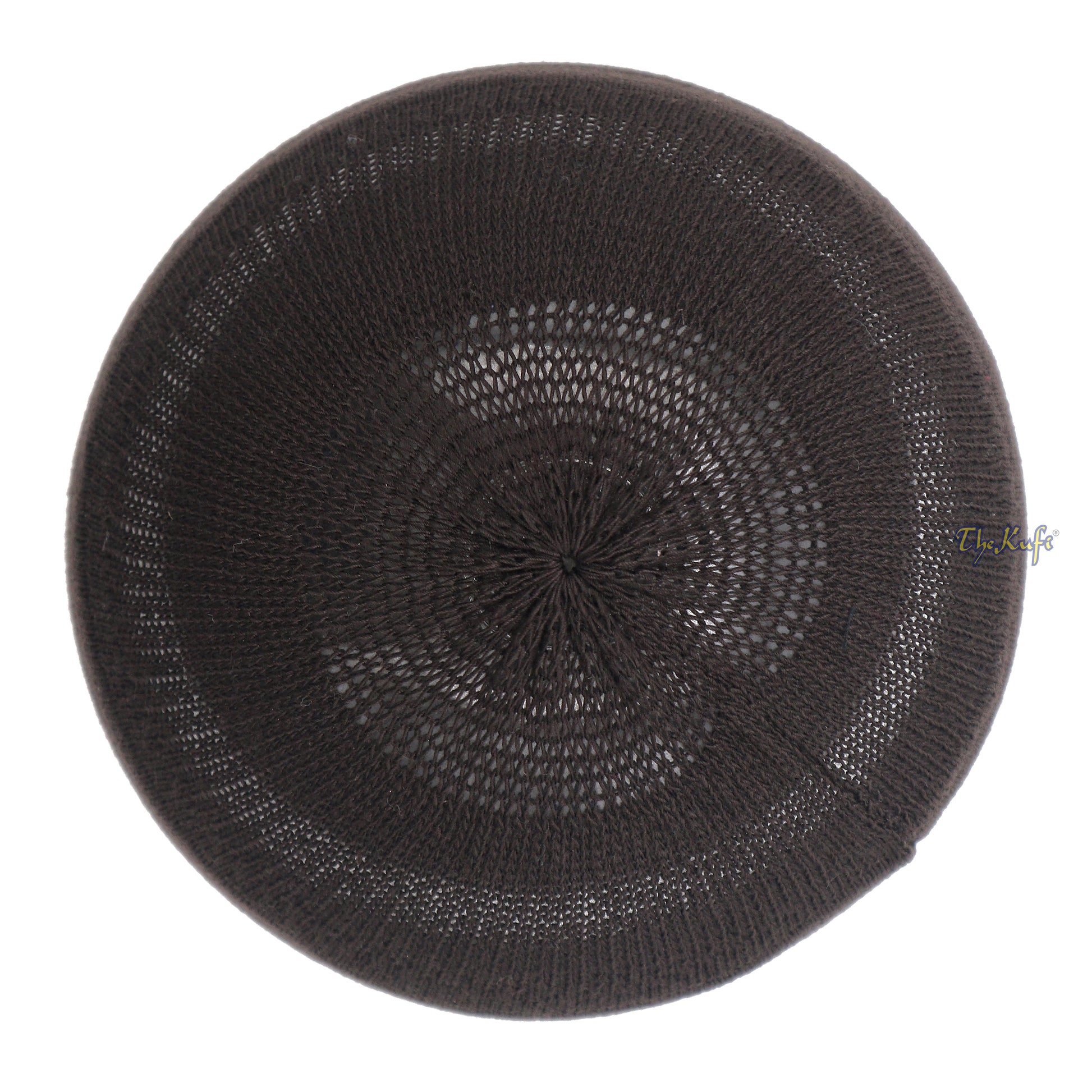 Buy 1 Get 1 Free! Extra Dark Brown Cotton Stretch-Knit One-Size Kufi