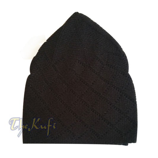 Skull Cap Kufi for Winter – Dark Brown Acrylic 2-3mm Thick Turkish Beanie