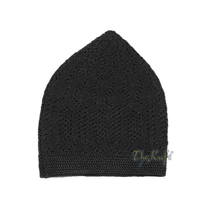 Tudung Solat Taqiyah Kofia Cotton Kufi Hitam ala Turki