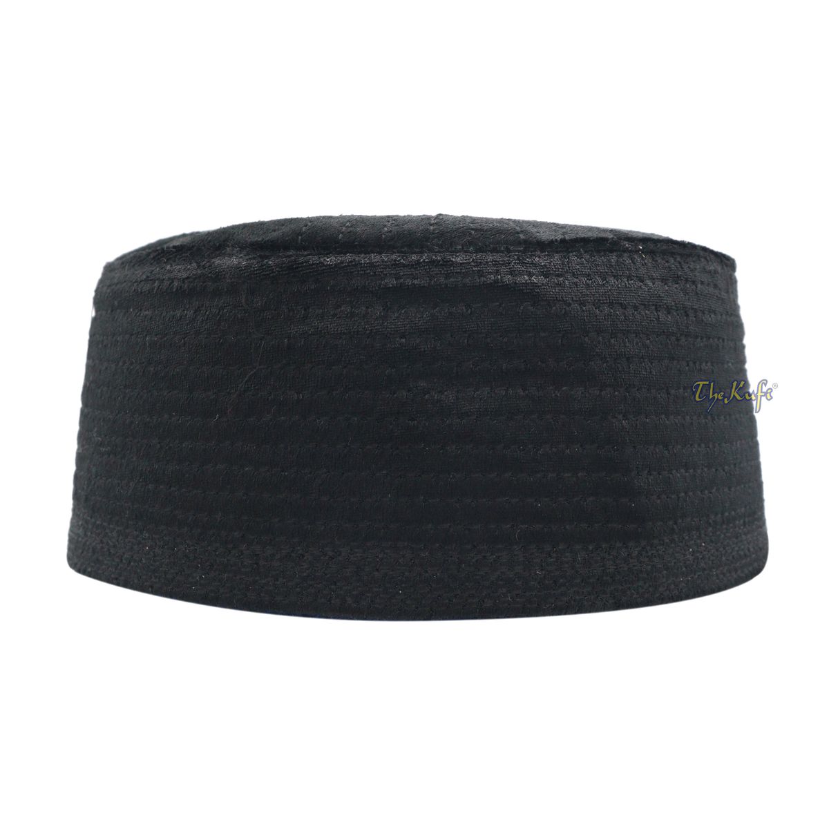 Muslim Prayer Bani Hasyim Black Velveteen Kufi Hat