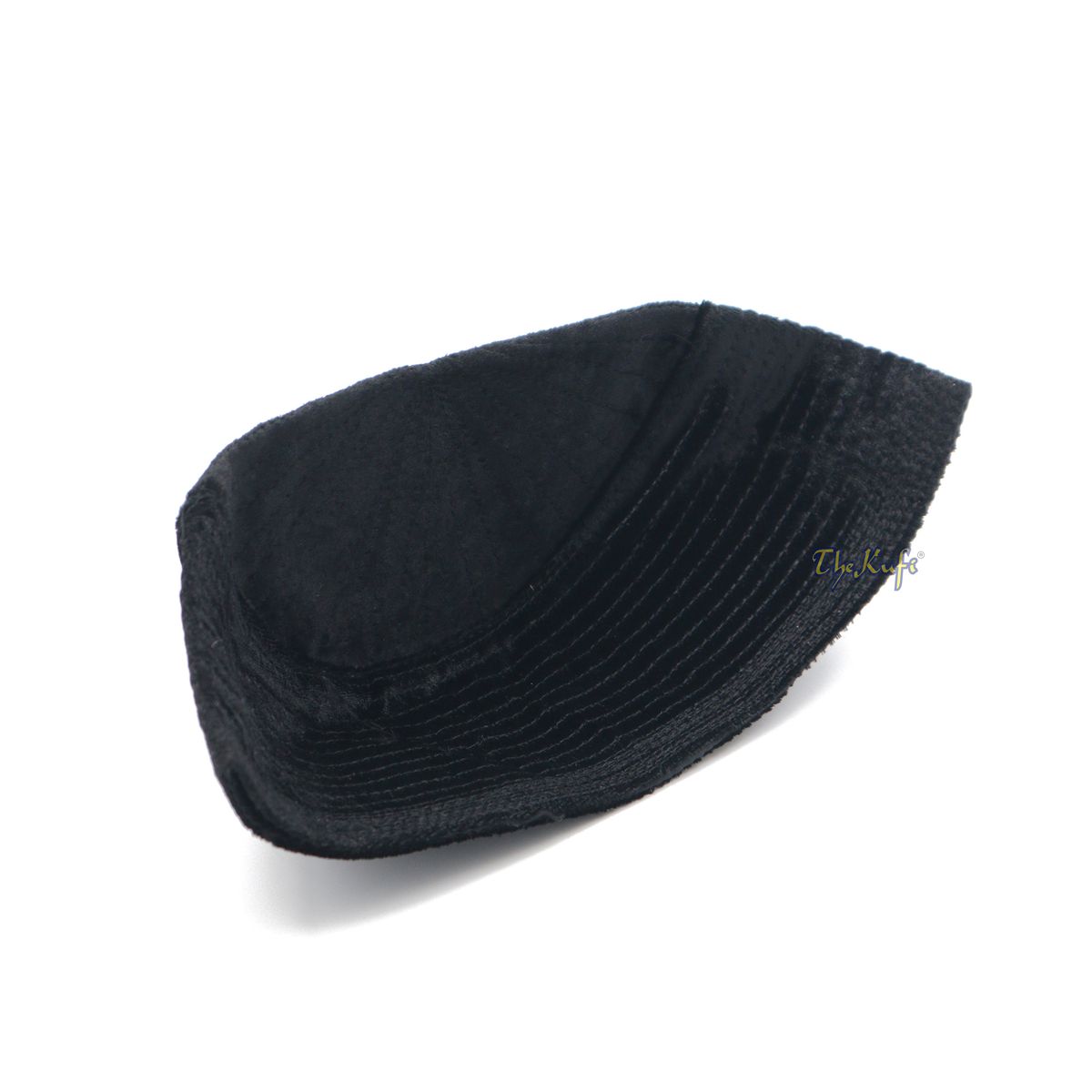 Muslim Prayer Bani Hasyim Black Velveteen Kufi Hat