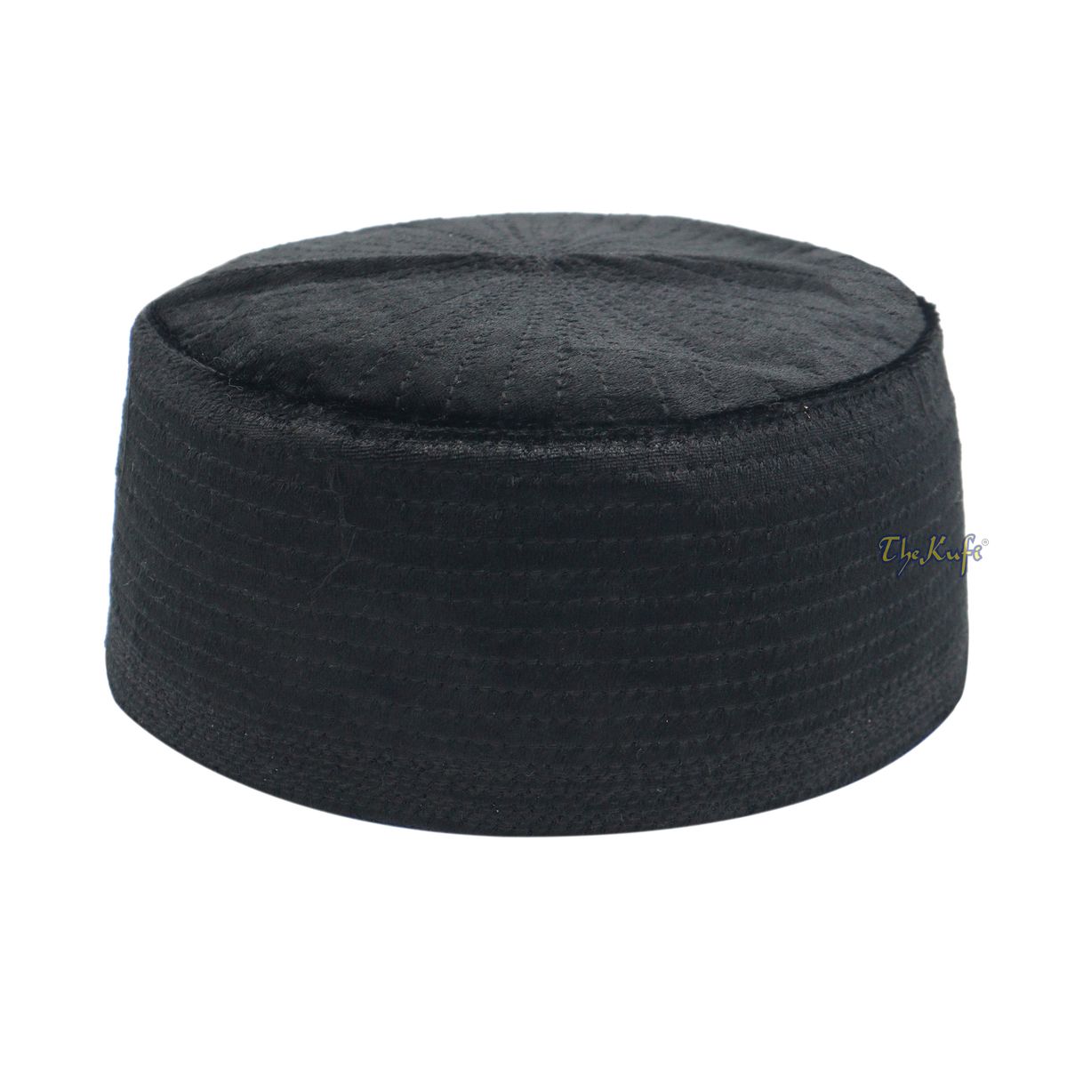 Muslim Prayer Bani Hasyim Black Velveteen Kufi Hat