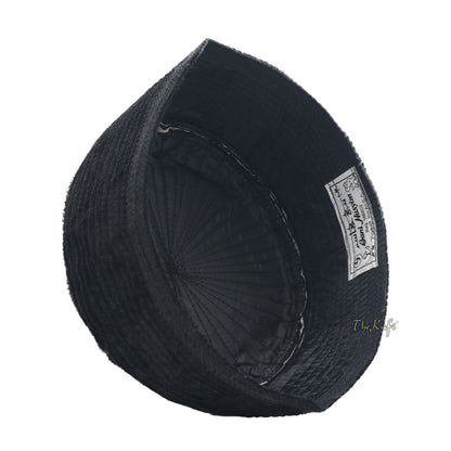 Muslim Prayer Bani Hasyim Black Velveteen Kufi Hat