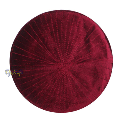 Doa Muslim Bani Hasyim Maroon Topi Kufi Beludru