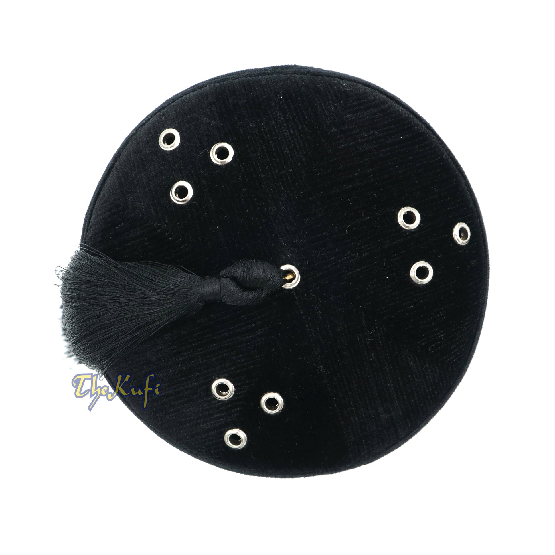 Tall BLACK Velvet Fez – Premium Moorish Moroccan Style Hat with Black Tassel