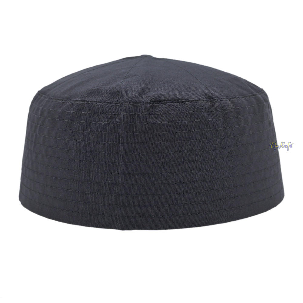 Kain Kufi Namaz Rekaan Jahitan Mudah Turki Leper Hitam