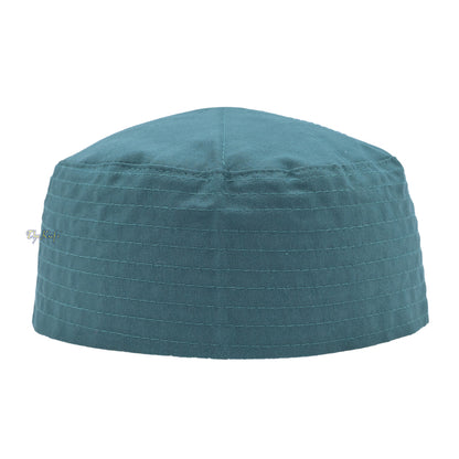 Kufi Kain Flat Top Polos Turki Hijau Tua