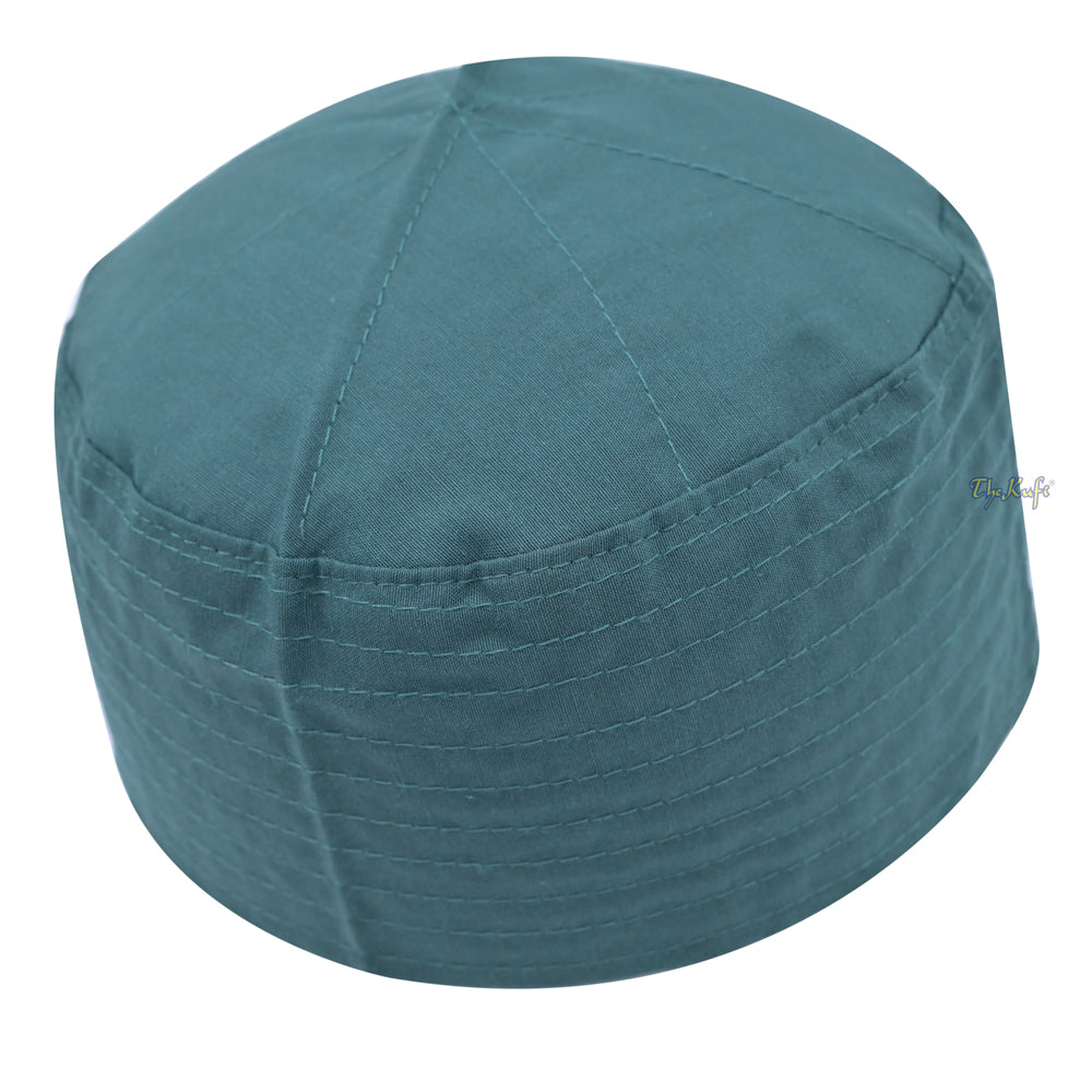 Kufi Fabrik Atas Rata Rata Hijau Tua Turki