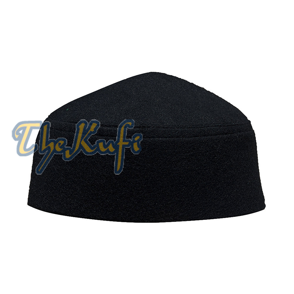 Kufi Tiruan Atas Hitam Runcing Buatan Tangan