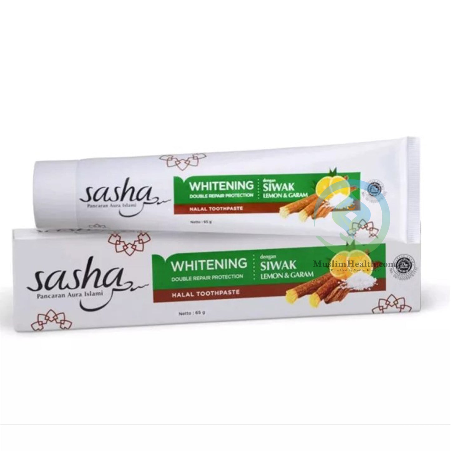 Sasha Siwak Toothpaste - Whitening with Lemon Salt - 65 gr