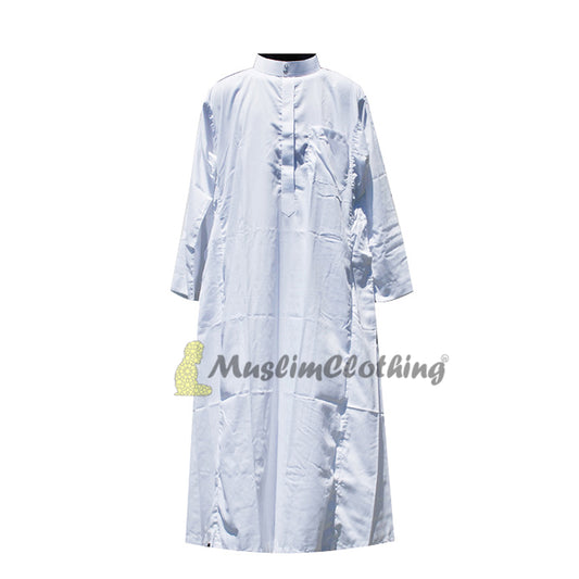 Islamic Long White Men's Thoub Thowb Clothing Robe Dishdash 2XL