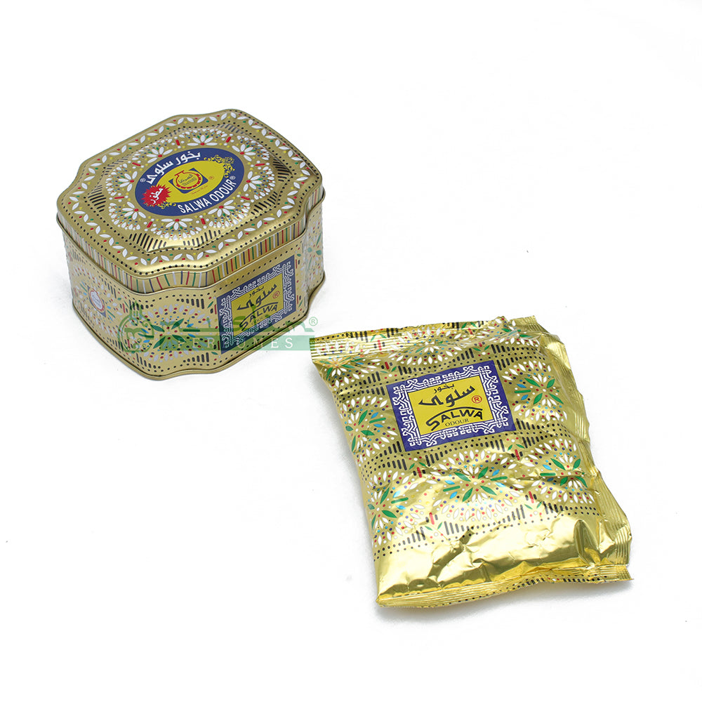 Bukhoor Incense Wood Chips for Burning - Salwa 100 gr Original Saudi Arabia Brand