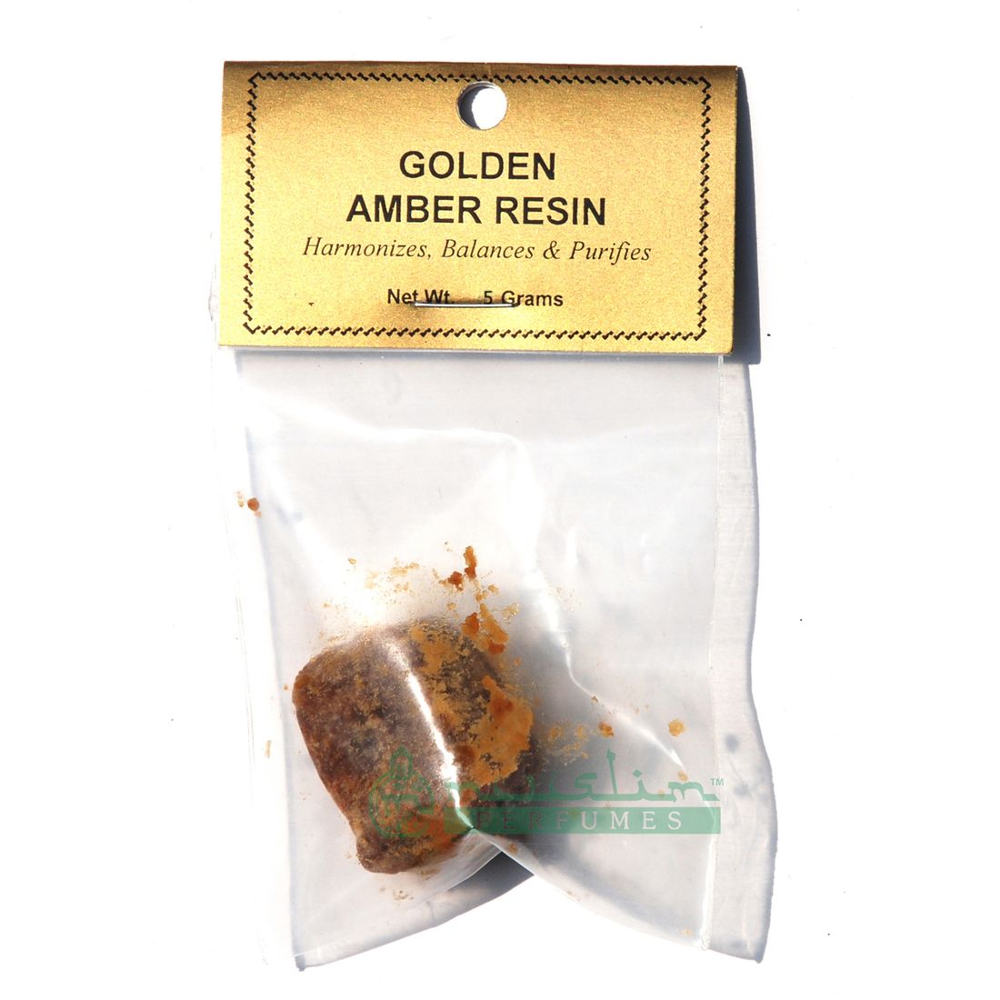 Golden Amber Resin Block 3 gram