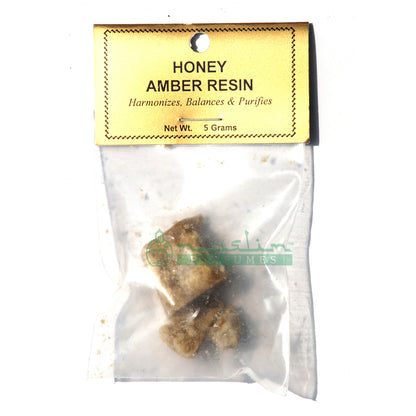 Honey Amber Resin Block 3 Gram