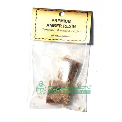 Premium Amber Resin Block 5 Gram