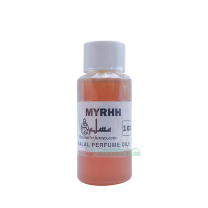 Myrrh Perfume Body Oils Premium Religious Prayer No Alcohol 1 oz. Bottle