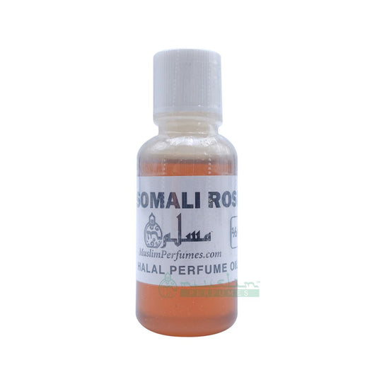 Somali Rose Perfume Body Oils Premium Religious Prayer NO ALCOHOL 1.5 – 1/2 oz Bottle