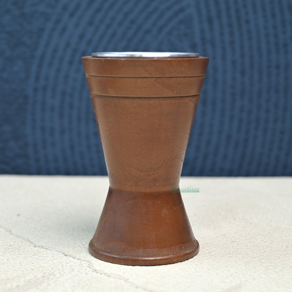Chalice-Shaped Handcrafted Teak Wood Bukhoor Incense Burner