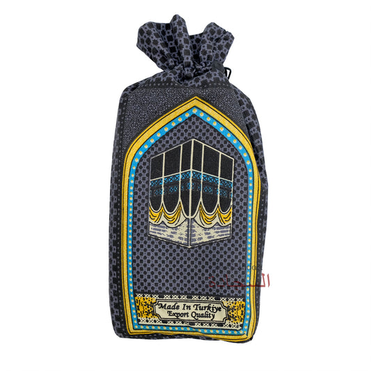Travel Prayer Rug - Thin 24x40In Kabah Arch Sajadah Prayer Rug