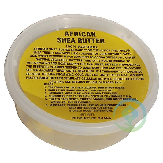 Pure Natural White Shea Butter 1/2 lb (8 oz)