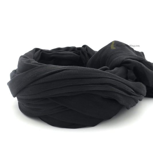 Black Turban Fabric Islamic Amamah 100% Japanese Cotton Gauze