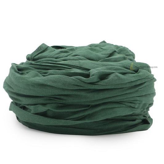 Dark Green Turban Fabric Islamic Amamah Shadhili 100% Japanese Cotton Gauze