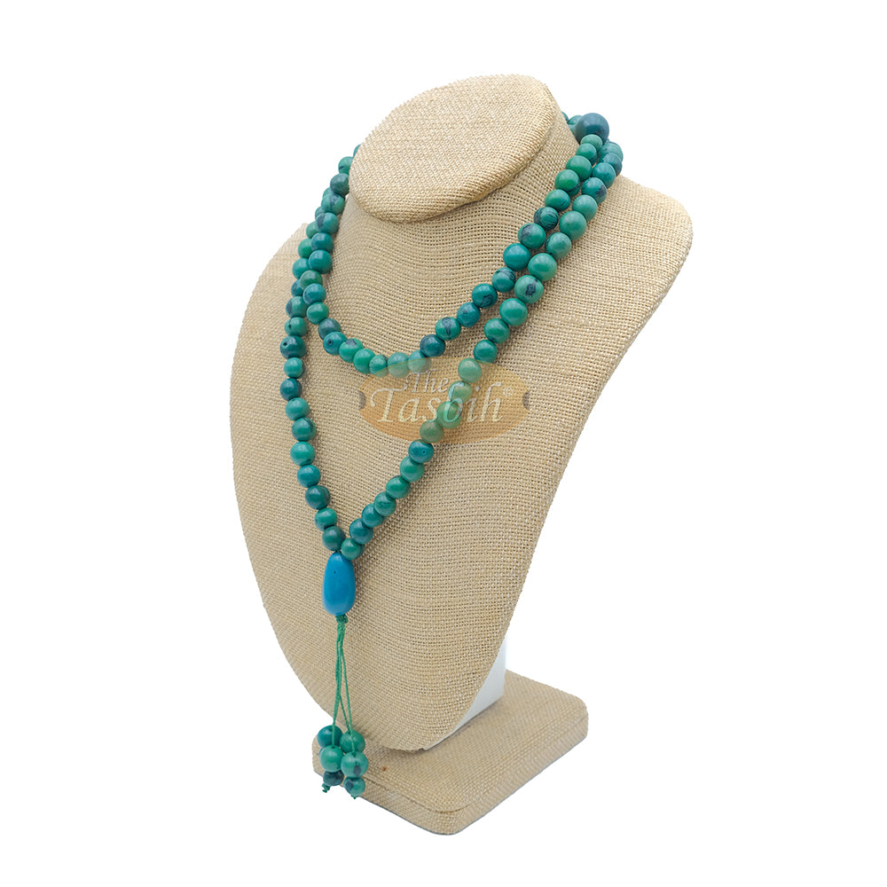 Jade Green Natural Colored Dye Eco-Friendly Sustainable Original Açai Seed 9mm Beads Traditional Tasbih