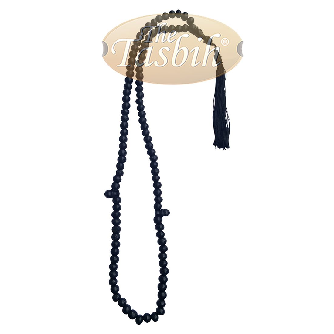 Low-price Handcrafted Black Rustic Coffee Wood Tasbih Prayer Beads