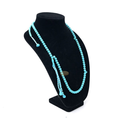 Manufactured Turquoise 99-Bead Tasbih – 8mm Muslim Prayer Beads with Adjustable Marker