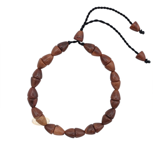 Small Kuka 13ct Adjustable Bracelet - Handcrafted 7x13m Biconal Genuine Natural Color Shiny Seed Beads in Gift Box
