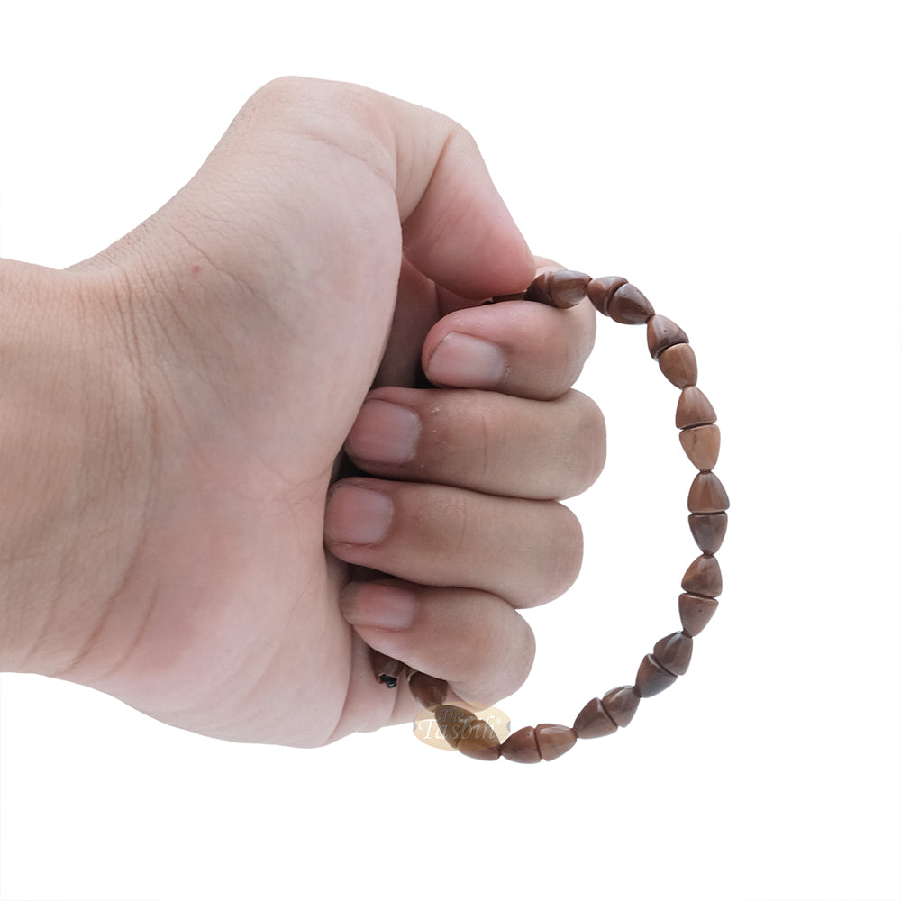 Small Kuka 13ct Adjustable Bracelet - Handcrafted 7x13m Biconal Genuine Natural Color Shiny Seed Beads in Gift Box