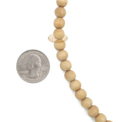 1000-Bead Citrus Wood (Kemuning) Tasbih – 8 mm Prayer Beads – Subha Misbaha with Beautiful Black Tassels