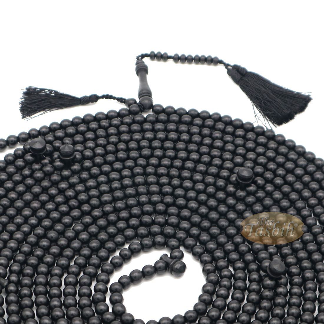Limited Edition 1000-Bead Exotic Black Citrus Wood Tasbih Prayer Beads