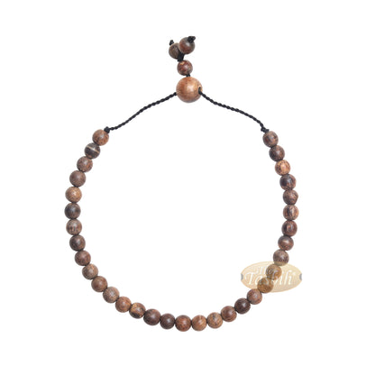 Kids & Toddlers Oud Bracelet Adjustable x-Small 4 mm Agarwood 5-6” Tasbih 33 Beads