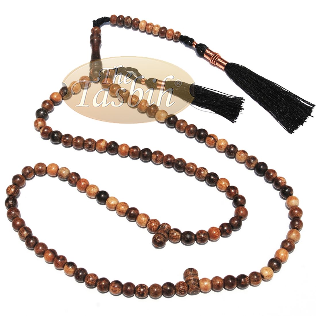Oud Aloeswood Tasbih Zikir Prayer Beads 6mm with Natural Oud Scent