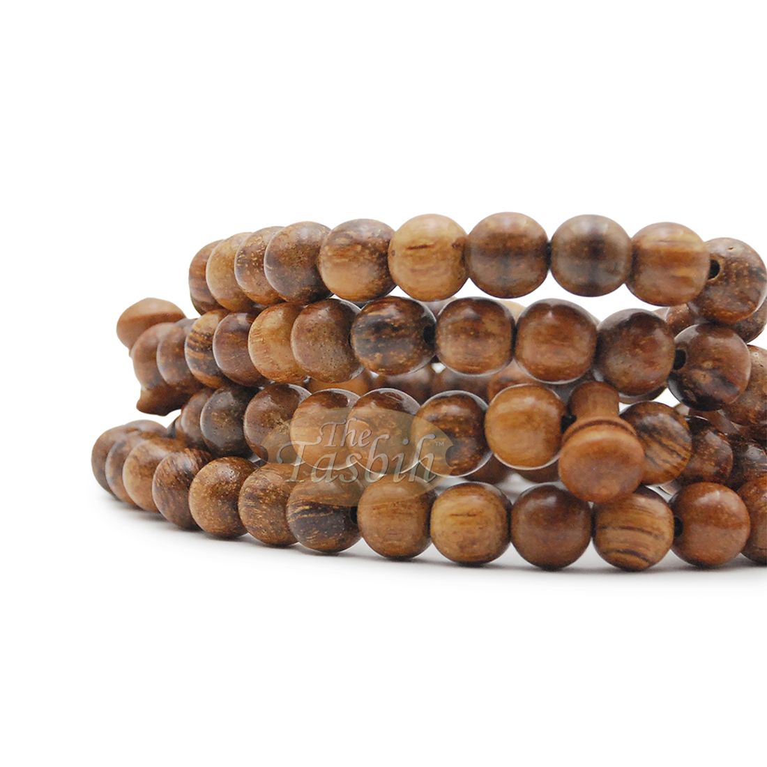 Large 9mm Oud Aloeswood Tasbih Prayer Beads Dhikr Natural Oud Scent