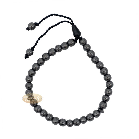 Islamic 33-bead Bracelet Hematite 6mm Beads Dividers Prayer Beads