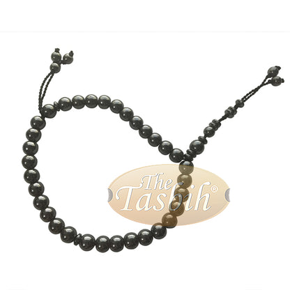 33-Bead Hematite Tasbih 8mm Beads Place Marker Dhikr Beads