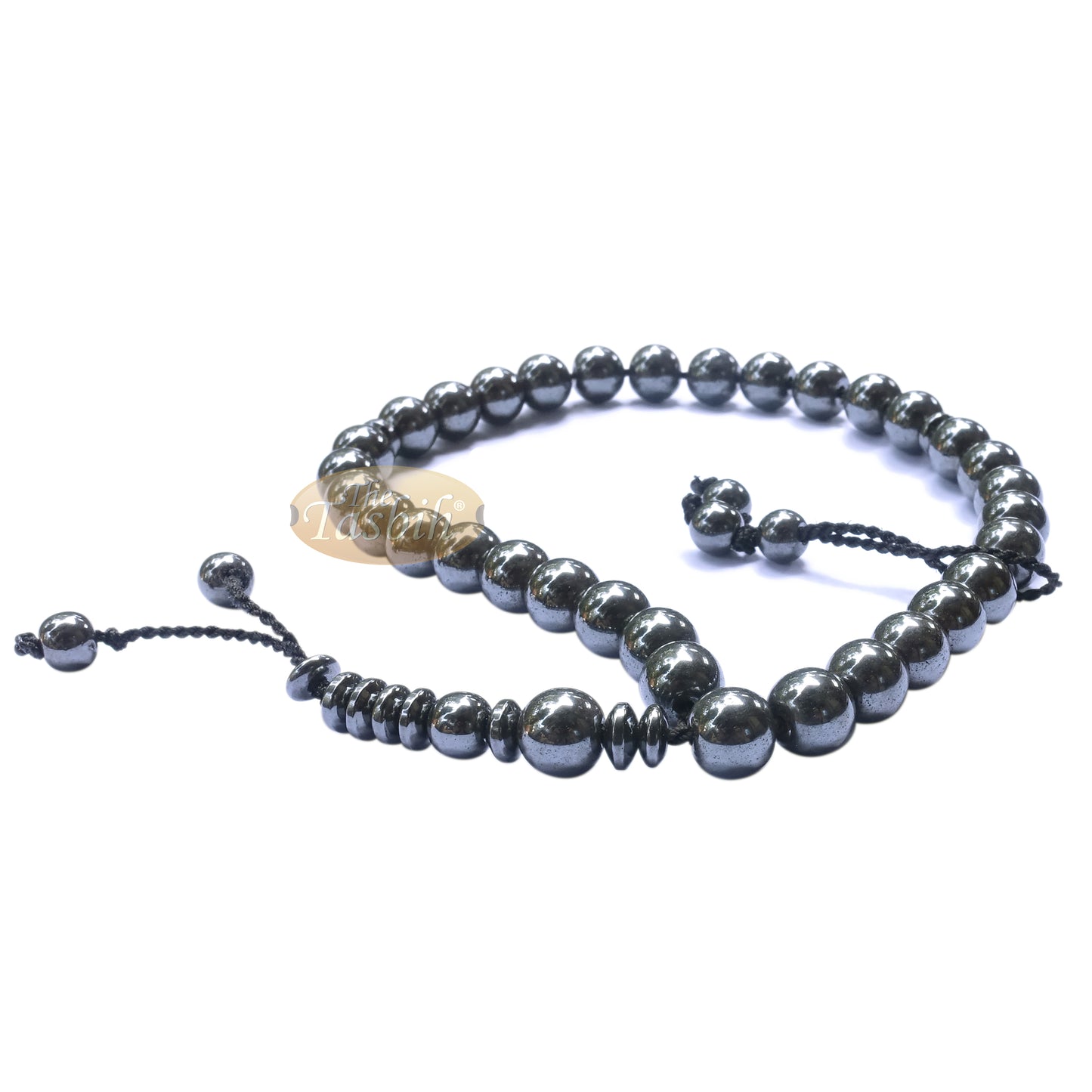 33-Bead Hematite Tasbih 8 mm Beads Place Marker Dhikr Beads