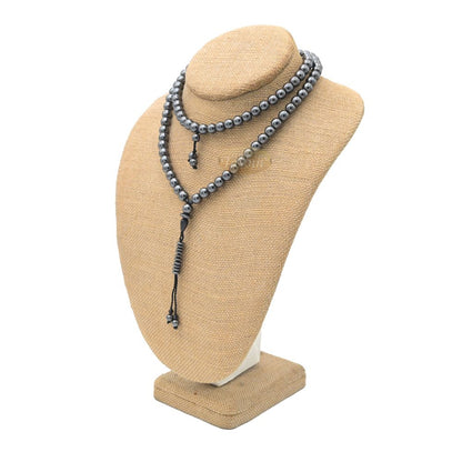 Durable 99 Natural Hematine Stone 8 mm Beads Tasbih