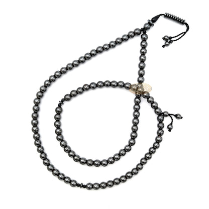 Durable 99 Natural Hematine Stone 8 mm Beads Tasbih